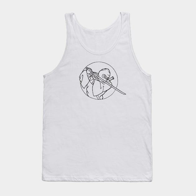 Samurai Ninja Japan Tshirt Tank Top by evergreen_brand